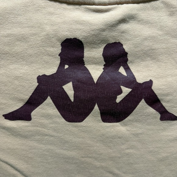 Kappa Mens Size Medium Pullover Big Logo Graphic Sweatshirt Long Sleeve - Picture 5 of 6